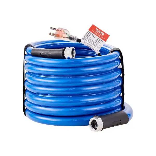 VEVOR Narrow 30ft Heated Water Hose RV, Heated Drinking Water Hose Antifreeze to -45°F, Automatic Self-regulating, GHKJRS...