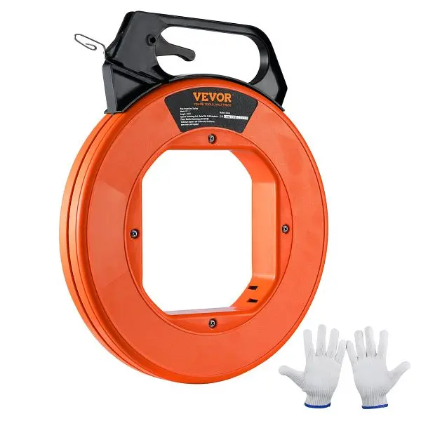 VEVOR Optimized Fish Tape, 240-foot, DJPYDG18240FTTLFXV0, 840349960982