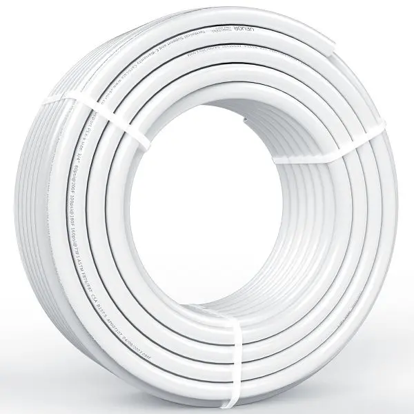 VEVOR PEX Pipe 3/4 Inch, 100 Feet Length PEX-B Flexible Pipe Tubing Potable Water, Bright White, PEXBGBS100FTB79LSV0