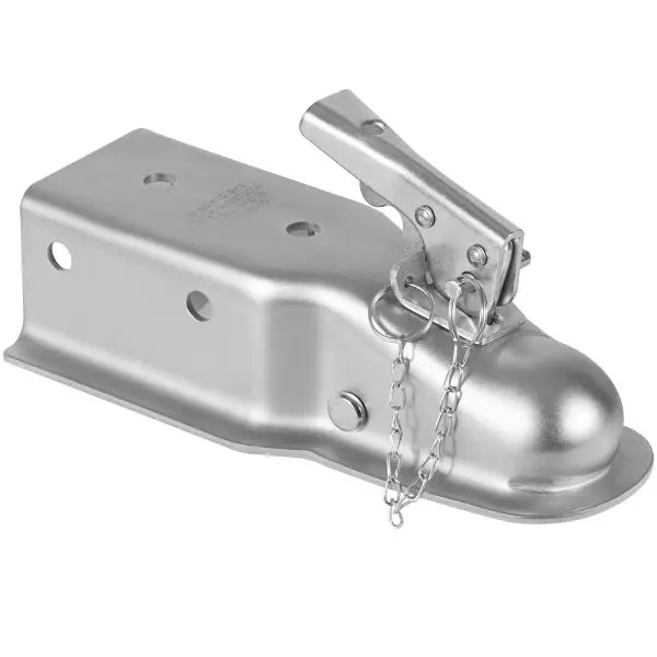 VEVOR Quick-Release Straight Trailer Coupler 2-Inch Hitch Ball, 3-Inch Channel, ZXTCOHQCY230E4208V0