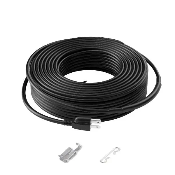 VEVOR Scratch-Resistant Self-Regulating Pipe Heating Cable 120FT 5W/FT Heat Machine Tape Pipes Roof, ZDWWGWQGDJRDQ1UO5V1