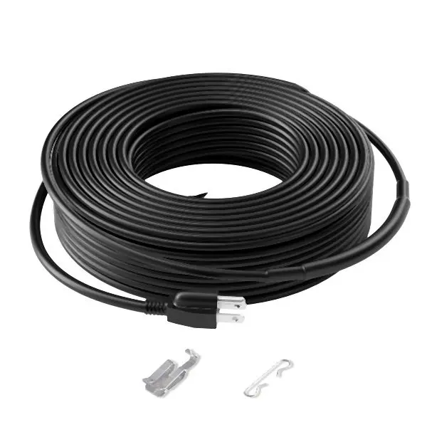 VEVOR Self-Regulating Pipe Heating Cable 140FT 5W/FT Heat UNCing Tape Pipes Roof, ZDWWGWQGDJRDL1TP9V1