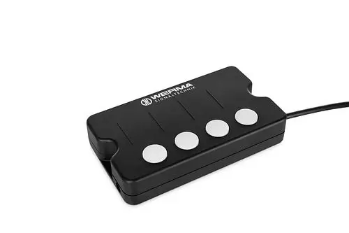 Werma Andon IntelligentBOX, base & wall mount, 115-230V AC, Midnight Black, 860.000.09