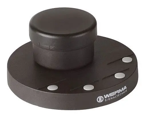 Werma AndonCONTROL, base & wall mount, 100-240V AC, Black, 860.640.07
