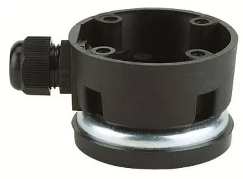 Werma Contact box magnetic base, Black, 975.840.04