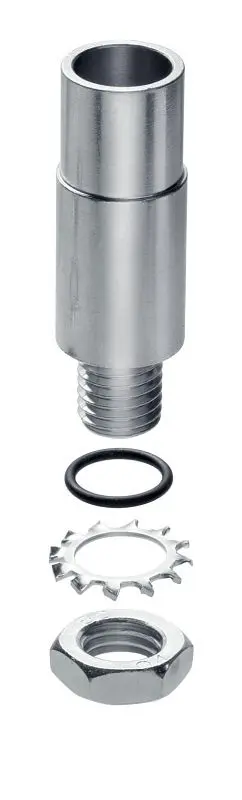 Werma Modifyer single hole mount, built- mount, Chrome Silver, 960.000.25
