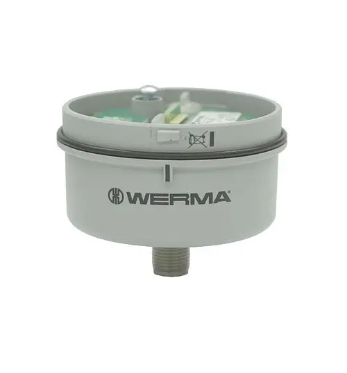 Werma Safe Terminal element M12 8-Pole, Graphite, 640.980.00