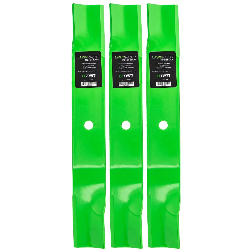 LawnRAZOR High Lift Mower Blade 810-CBL2275D Bobcat WM132022 112111-02 32022A 2722543-02 | SET THREE