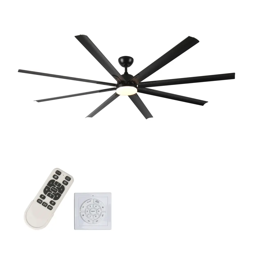 Super Large Black Ceiling Fan Remote Control - Jet-black