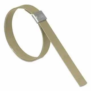 BAND-IT Junior® Smooth ID Clamp, 4 dia, 3/4 W, Galvanized Carbon Steel, 25 per box, JS3139