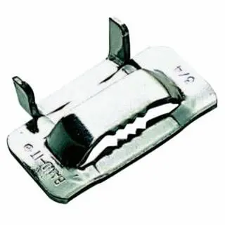 BAND-IT Neon Buckles, 1/2 , Galvanized Carbon Spring Steel, 100 per package, C35499