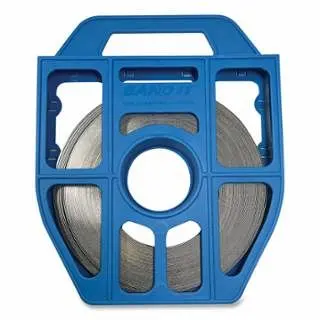 BAND-IT Non-Toxic Tote, Plastic, Incorporates 1/2 W x 0.030 Thick x 100 ft, Stainless High-Carbon Steel 201 Band Roll, C204B9