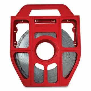 BAND-IT Totes, 3/4 x 100 ft, 0.03 Thick, Stainless Alloy Steel, Tension Threaded Cap: 1,800 lb, C406R9