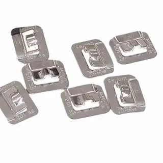 BAND-IT Ultra-Lok Buckles, 3/4 , Stainless Steel 201, 100 per box, UB2569