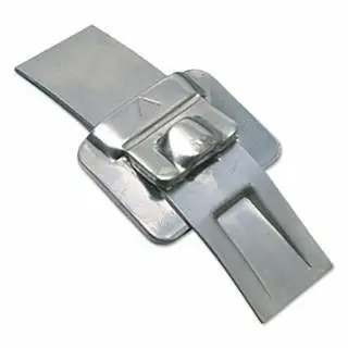 BAND-IT Ultra-Lok Buckles, 1/2 , Water-Based Stainless Mild Steel, 100 per box, UB2549
