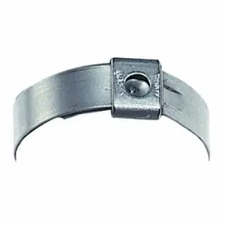 BAND-IT Unthreaded I.D. Tie-Lok Ties, 16 1/2" Long, 1/4"W, Stainless Carbon Steel 304, 100 per Box, AS2129