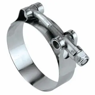Ideal Recyclable Tridon Heavy-Duty T-Threaded Bolt Clamp, 4"-4 3/8" Dia, 3/4"W, Stainless Steel, 10/Box, 30...