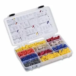 Ideal Tridon Combination WireTwist/WingTwist Wire connector Kit, 620 Pc, 30-2091