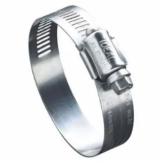 Ideal Tridon 68 Series Worm Drive C-Clamp, 3/4" Hose ID, 1/2"-1 1/4" Dia, Stnls High-Carbon Steel 201/301, ...