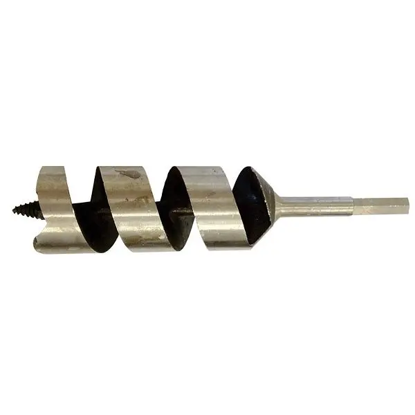 Jones Micro Stephens 1-1/4" x 6" Cutting Surface 8" OAL Dual Auger Wood Bit, B21125 Jones Stephens