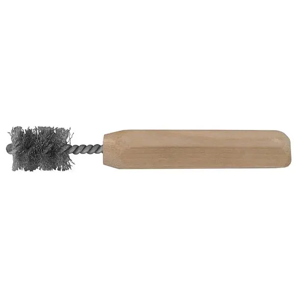 Jones Micro Stephens 1/4" ID (3/8" OD) Copper Fitting Brush, Wooden Handle, Carton 12, B29025 Jones Stephens