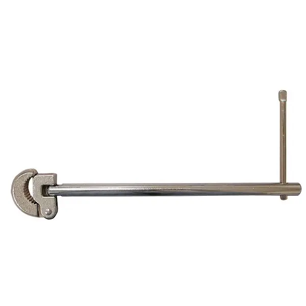 Jones Reinforced Stephens 11-3/8" (1-1/4" Jaw) Basin Socket Wrench, Long Non-Telescoping, B11011 Jones Stephens
