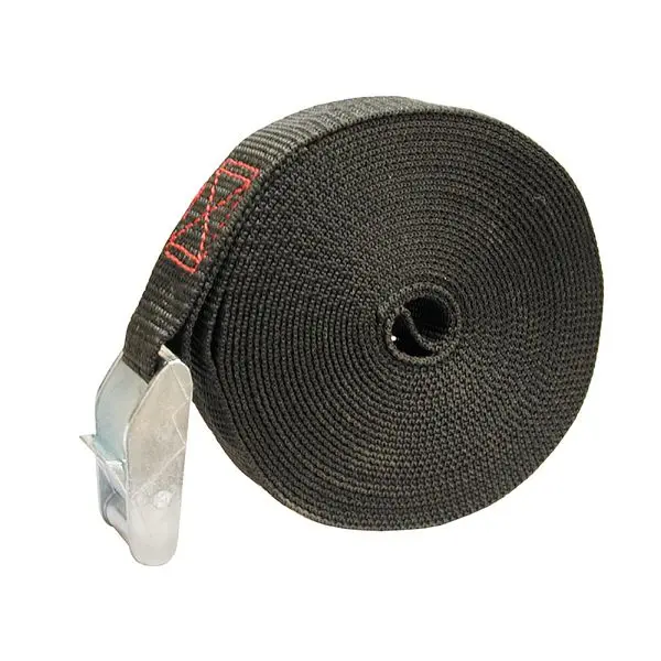 Jones Stephens 1" x 20' Cam Strap, Midnight Black, S20106