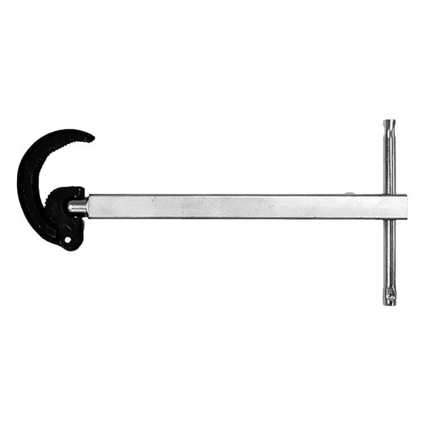 Jones Stephens 9-1/2" - 16-1/2" (2" Jaw) Basin Box-End Wrench,Telescoping, B11012