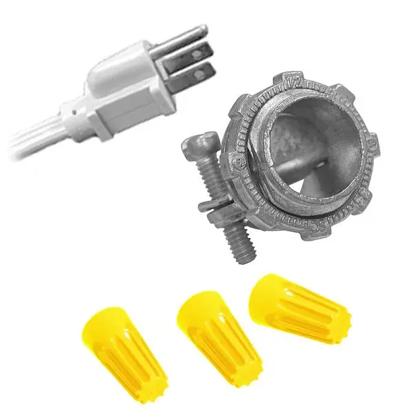 Jones Stephens Garbage Disposal Wiring Kit 6' Cord Straight Plug, E25116