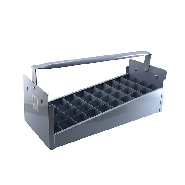 Jones Stephens Steel Joint Caddy Tray, 1-1/4" Size, 40 Pieces End Capacity (18" x 8" x 6-1/2"), N70020