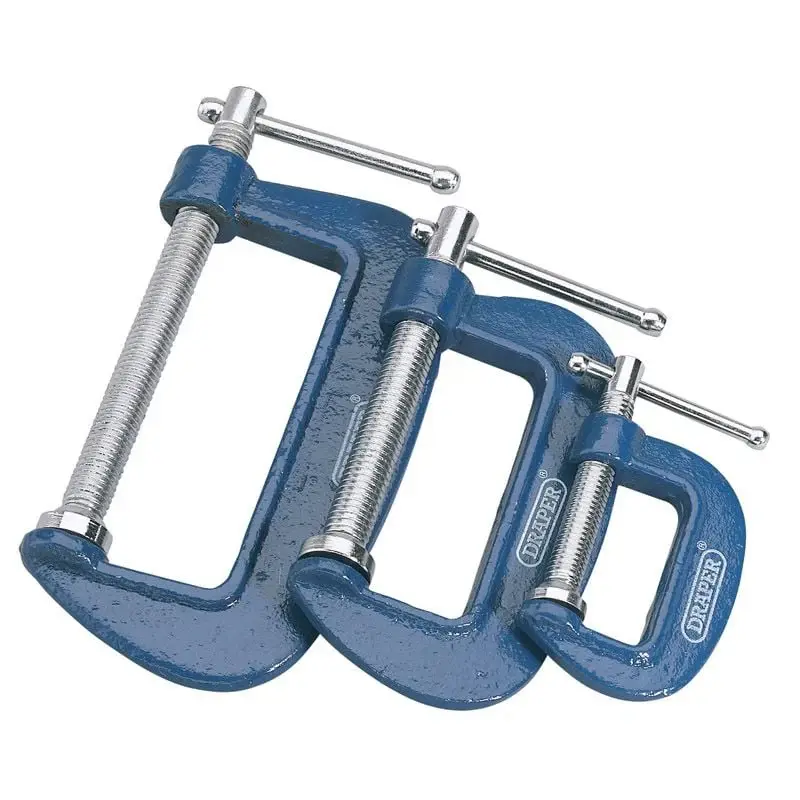 Draper CS3 C Clamp Place (3 Piece) - (36779)