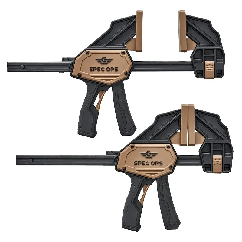 Spec Ops SPEC-TCL7-2PK Big Bar Clamp, 330 lb, 7-1/8 Max Opening Size, Steel Body
