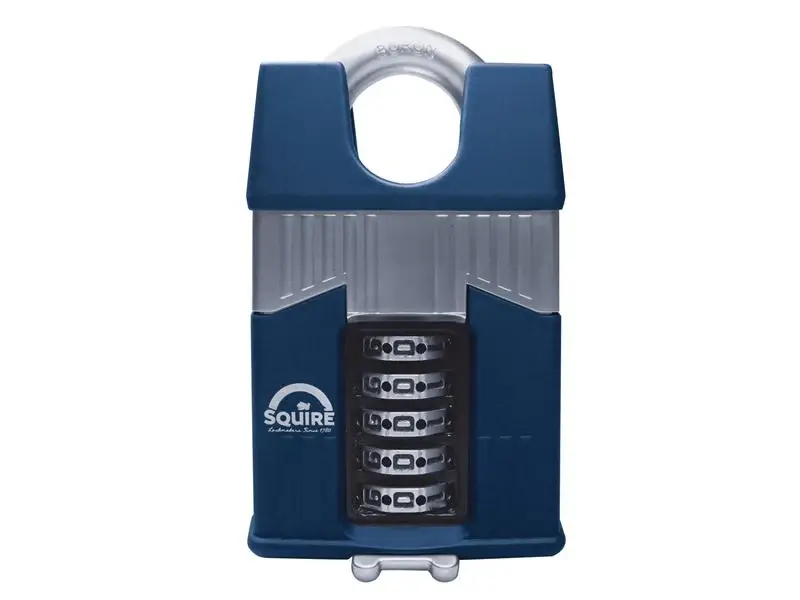 Henry Squire Warrior High-Security Closed Shackle Combination Padlock 65Mm