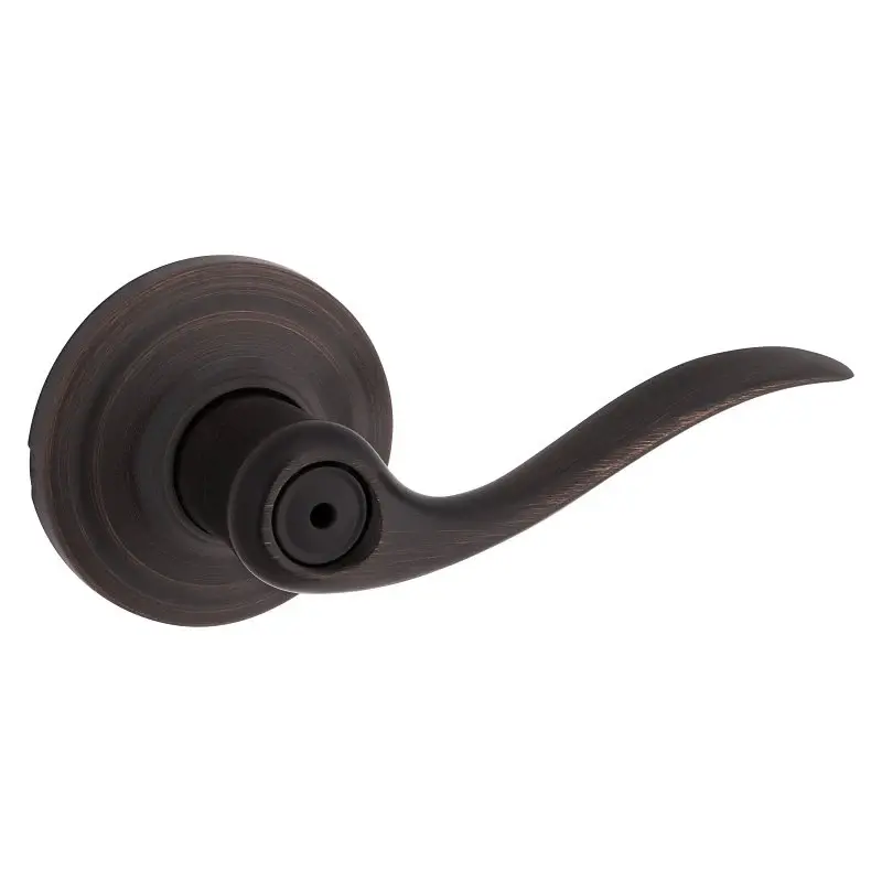 Kwikset Signature Series 730TNL 11P 6AL RCS Privacy Lever, Thumbturn Lock, Venetian Bronze, Spelter, Residential, 2 Grade