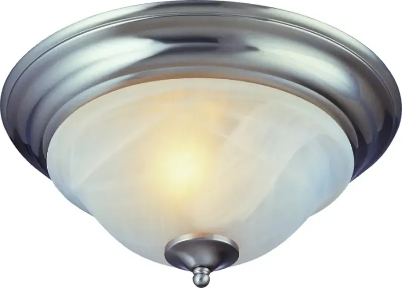Boston Harbor BRT-ATE1012-SC3L Ceiling Light Fixture, 0.5 , 120 V, 60 W, 2-Lamp, A19 or CFL Lamp, Steel Fixture