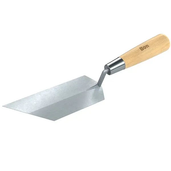 Bon 45° Angle Margin Trowel, Left Wood Handle, 21-160