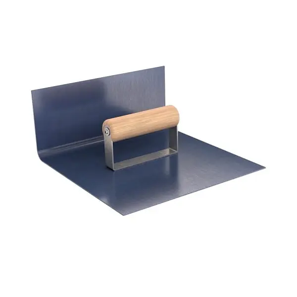 Bon Blue Alloy Steel Inside Cove Tool, 9" x 9", 1/2" Radius 4" Lip Wood Handle, 12-528