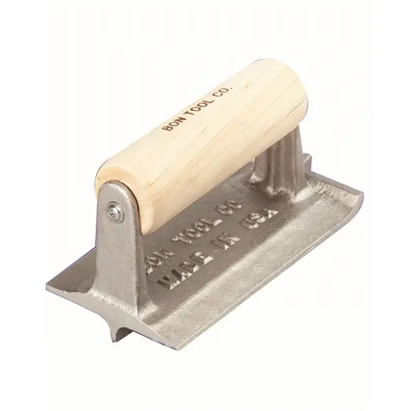 Bon Classic Groover, 6" x 3", Aluminum Alloy, Wood Handle, 22-251