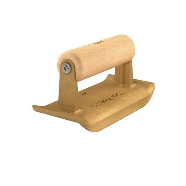 Bon Gem Bronze Edger, 6" x 3", 3/8" Radius x 1/2" Lip Wood Handle, 22-101
