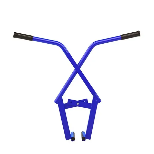 Bon High-Visibility Curb & Wheel Stop Lifting Tongs, Weight Load 110 Lb., Natural Rubber Handle, 21-216