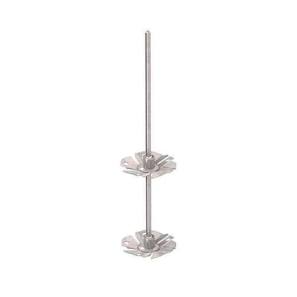 Bon Industrial Adjustable Position Mixer, Carbon Steel Double Blade, 2 1/2", 84-416