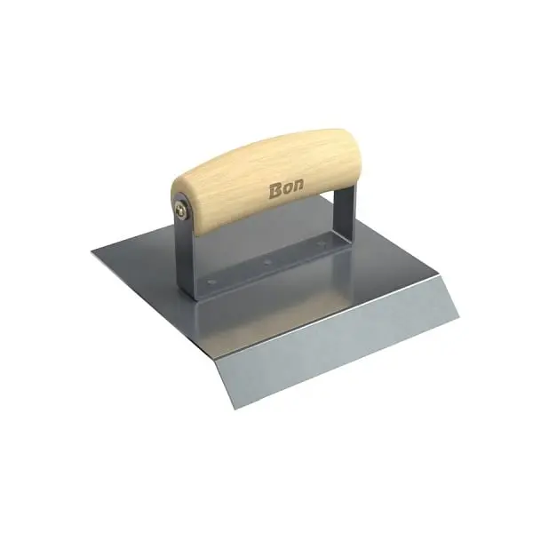 Bon Next-Generation Stainless Steel Chamfer Edger, 6" x 6" Wood Wave Handle, 12-864
