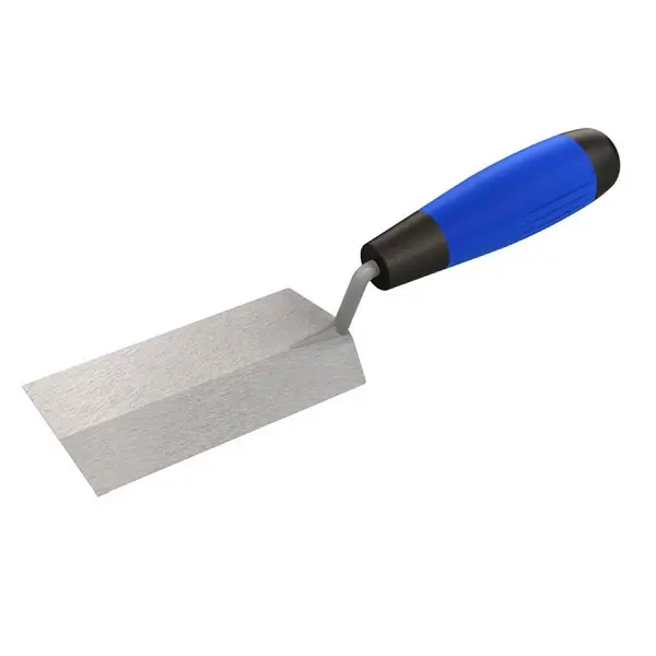 Bon Non-Toxic Carbon Carbon Steel Margin Trowel, 5" x 1 1/2" Ease Grip Handle, 11-931