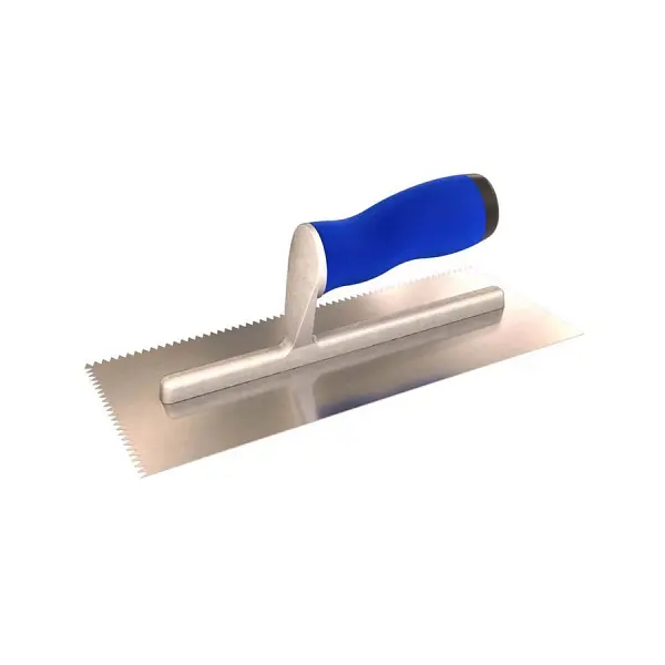 Bon Notched Trowel, 1/2" V, Ease Grip Handle, 14-479