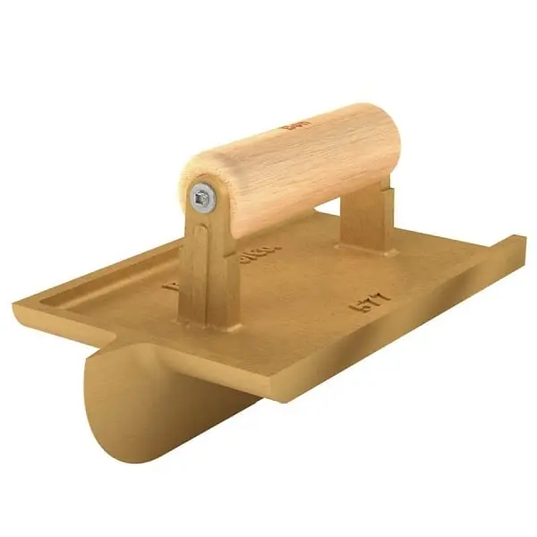 Bon Oversize Bronze Groover, 7 1/2" x 4 1/2" Bit 1 1/2" x 1" Wood Handle, 12-577