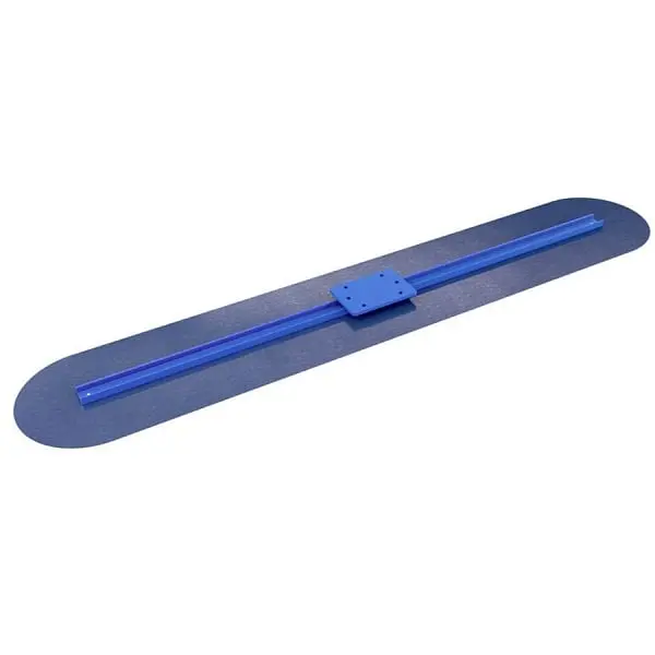 Bon Protected Lil Blue Bull Trowel, Blue Mild Steel 36" x 9" Round End, 22-504