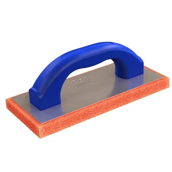 Bon Red Neoprene Float, #38, 9" x 4", Fine, Polymer Handle, 13-350