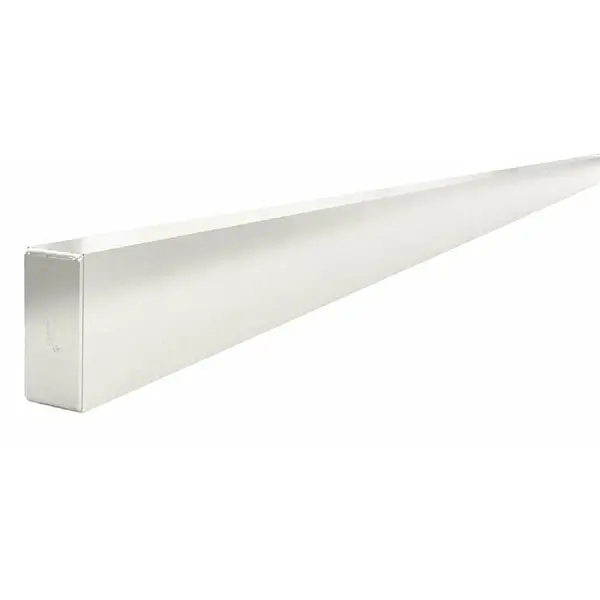 Bon Reinforced Lightweight Aluminum H Screed, 1 1/2" x 3 1/2" x 6' Welded End Threaded Cap, 22-507