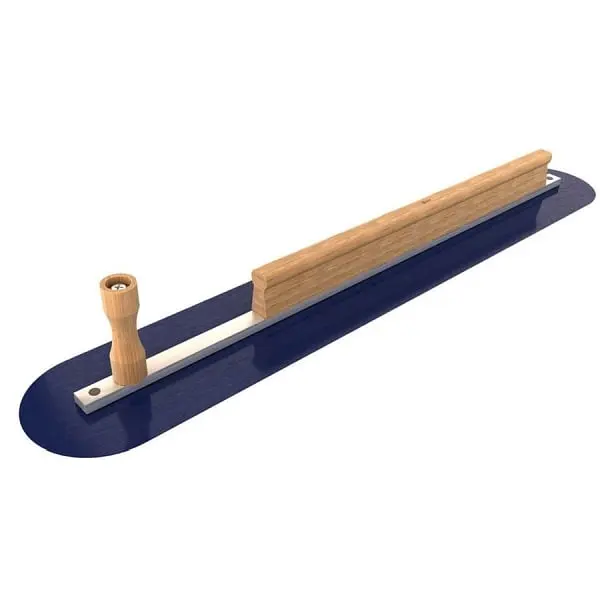 Bon Round End Darby, Blue Mild Steel, 30" Long, Knob & Rail Handle, 83-159