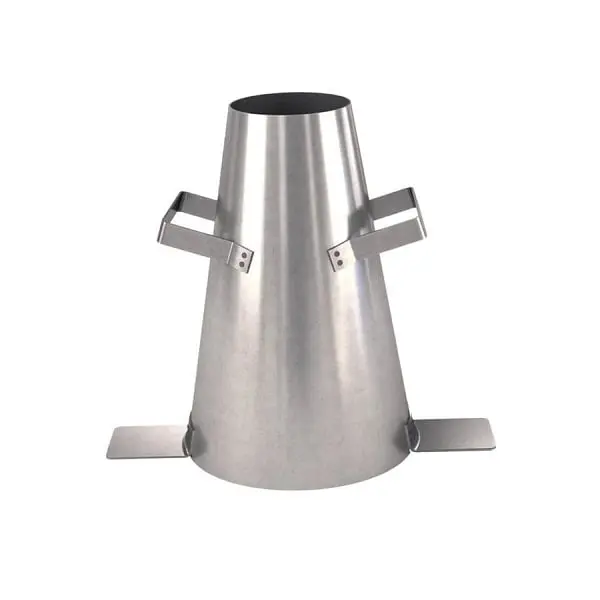 Bon Slump Cone, Steel, 4 1/4" Top Diameter, Bottom Diameter 8", 82-480